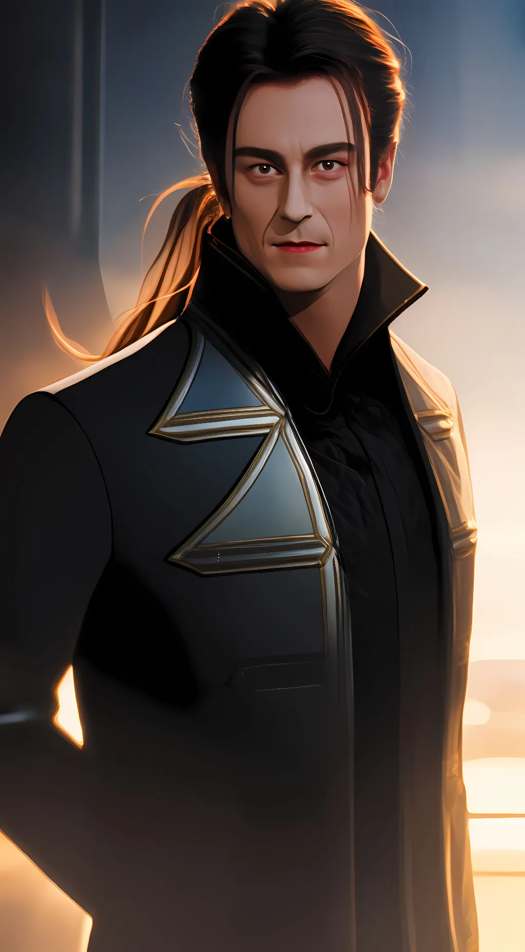 ai character: Dracula  background