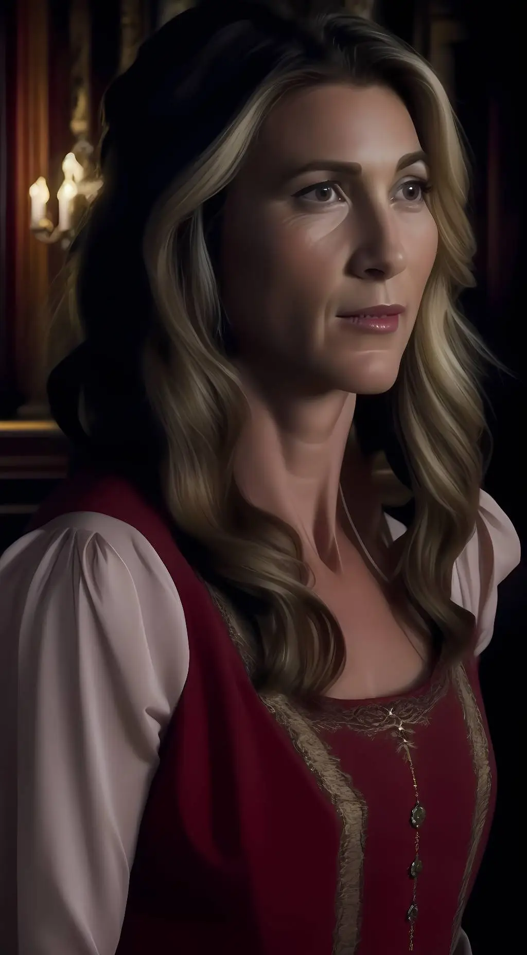 ai character: Eve Best  background