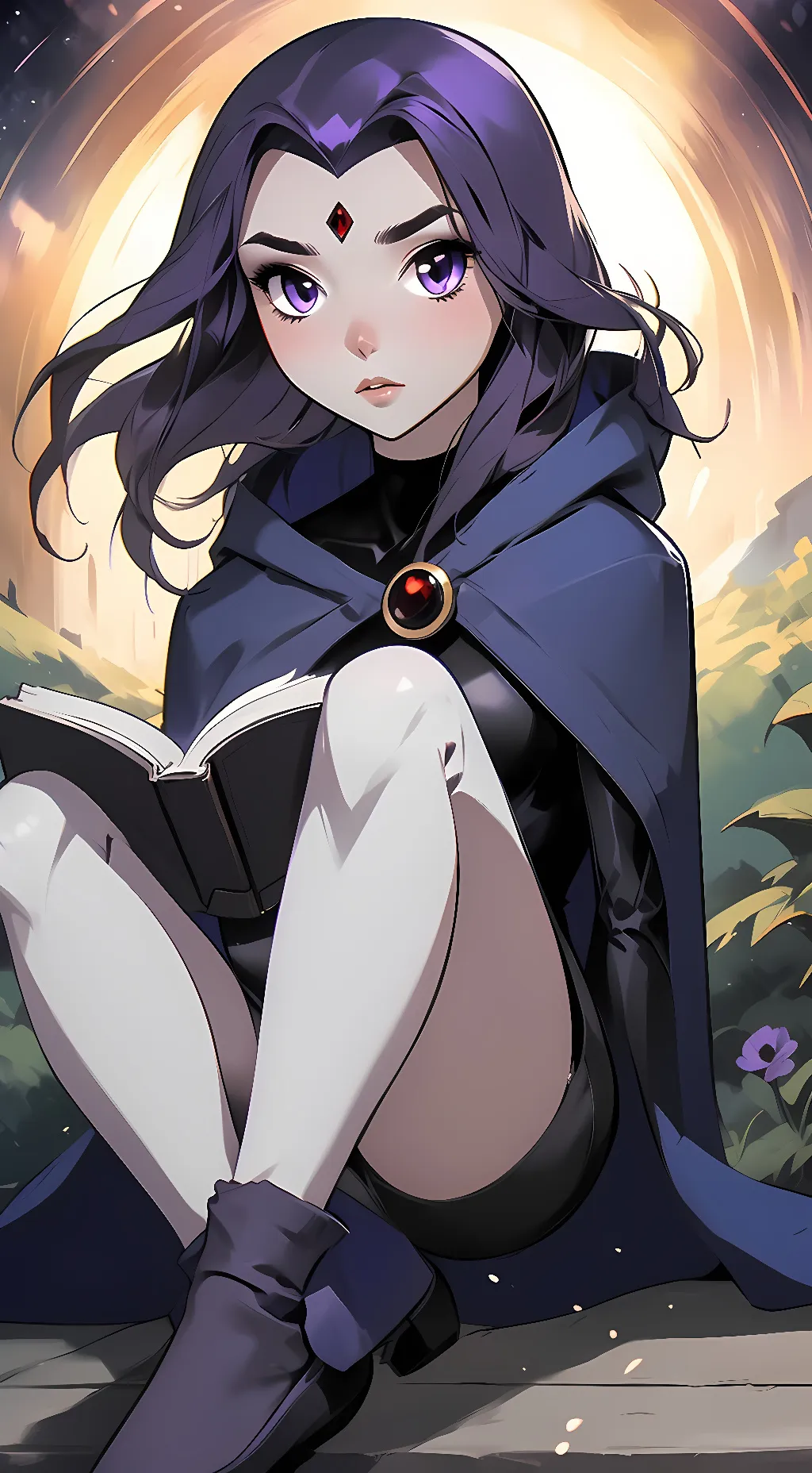 ai character: Raven background