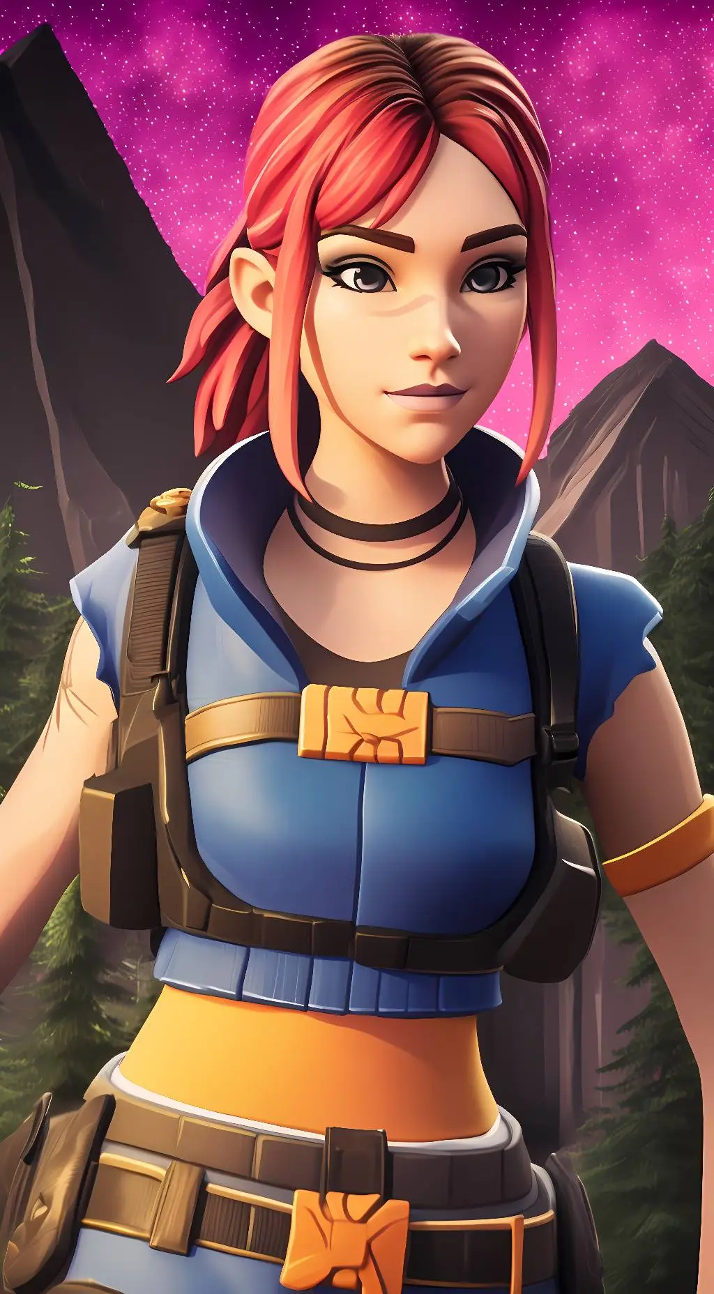 ai character: Explorer Emilie  background