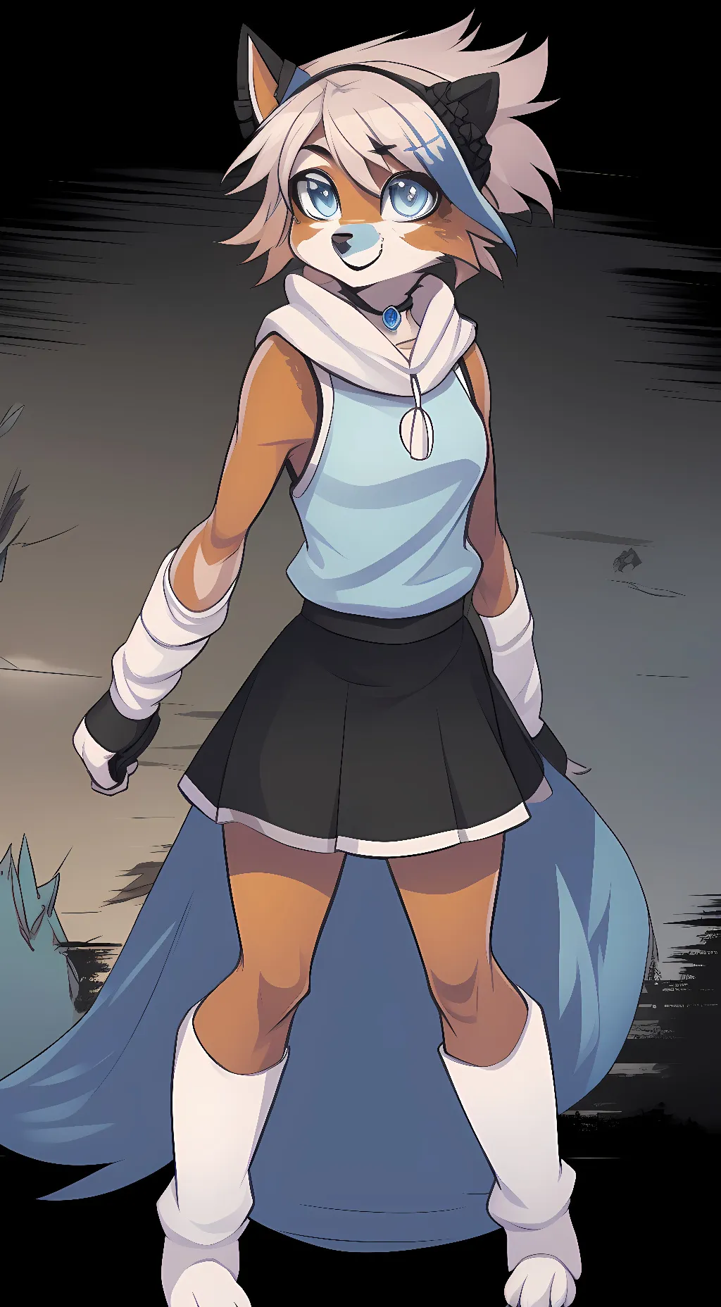 ai character: Lona background