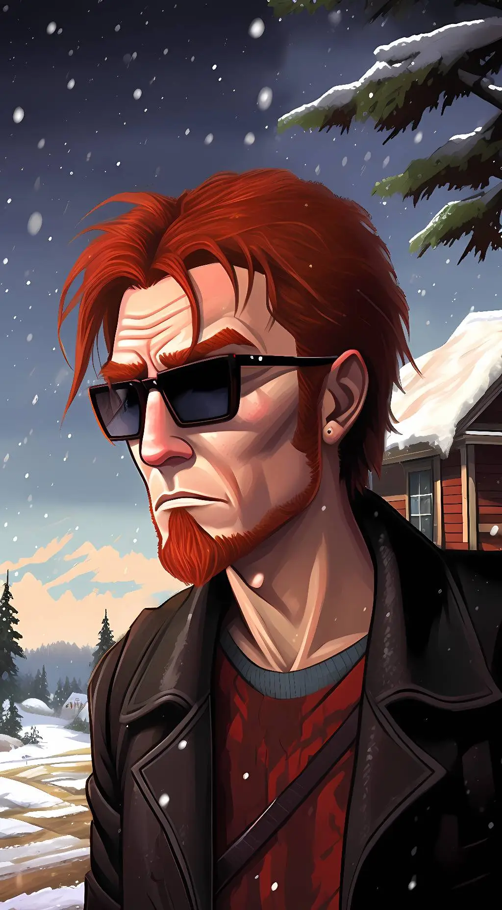 ai character: Postal redux dude background