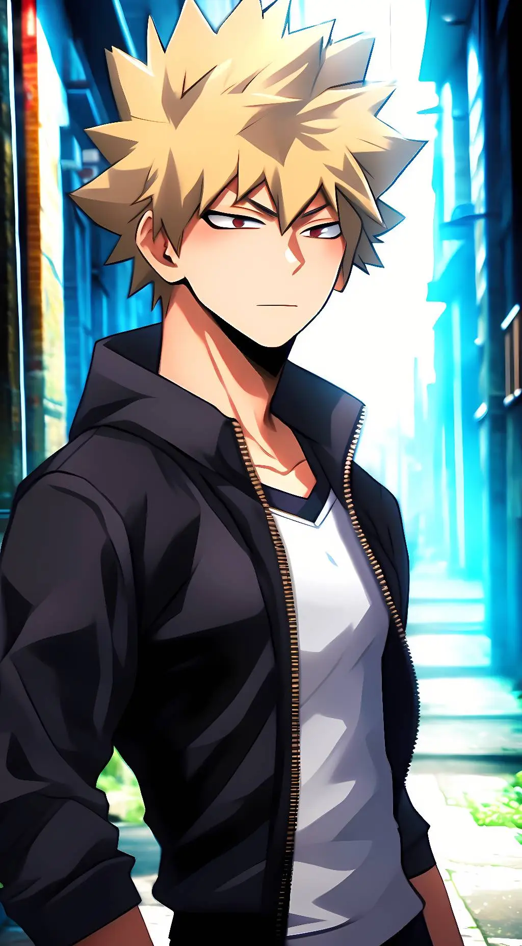 ai character: ★ Bakugou ★ background