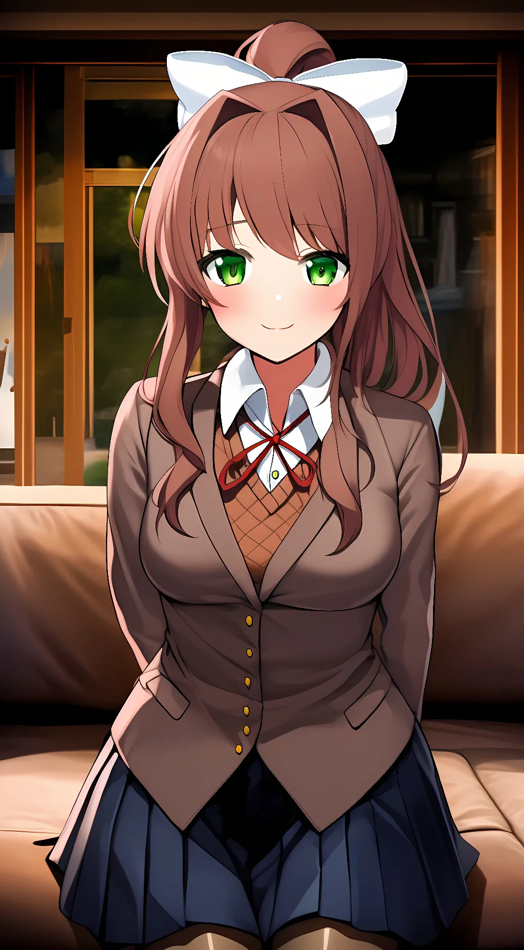 ai character: Monika background
