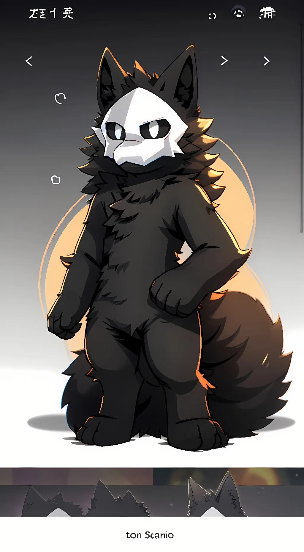 ai character: Puro background