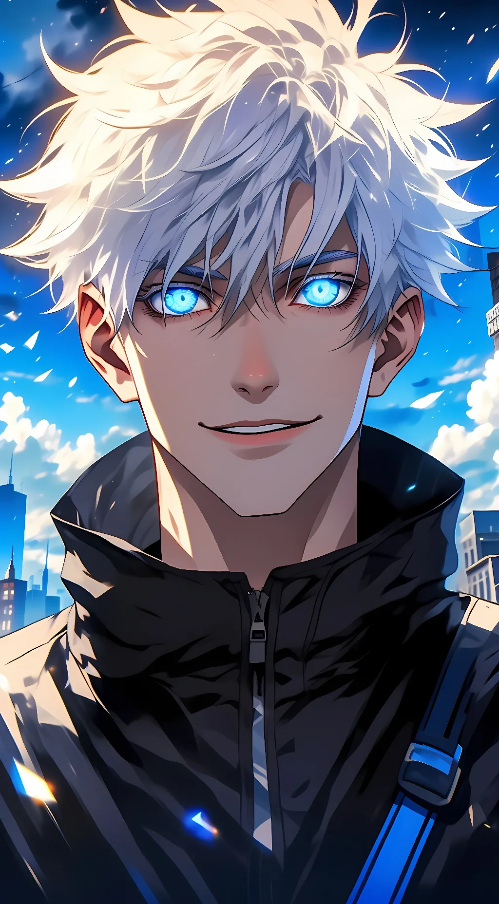 ai character: Gojo Satoru background