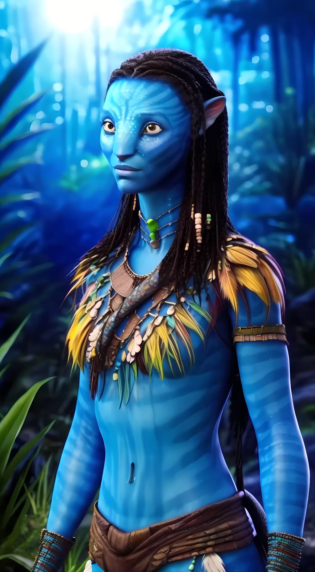 ai character: Neytiri background