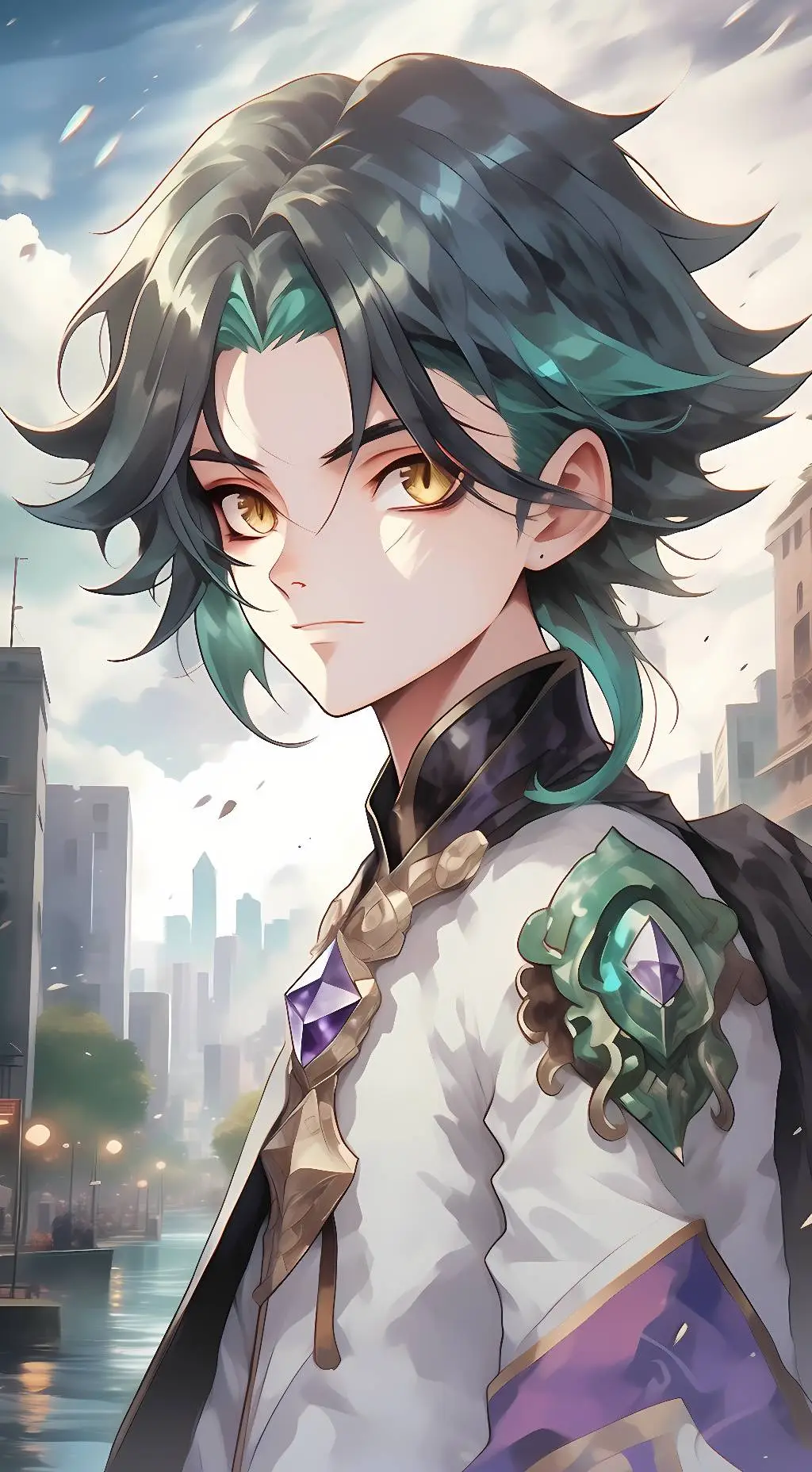 ai character: Xiao background