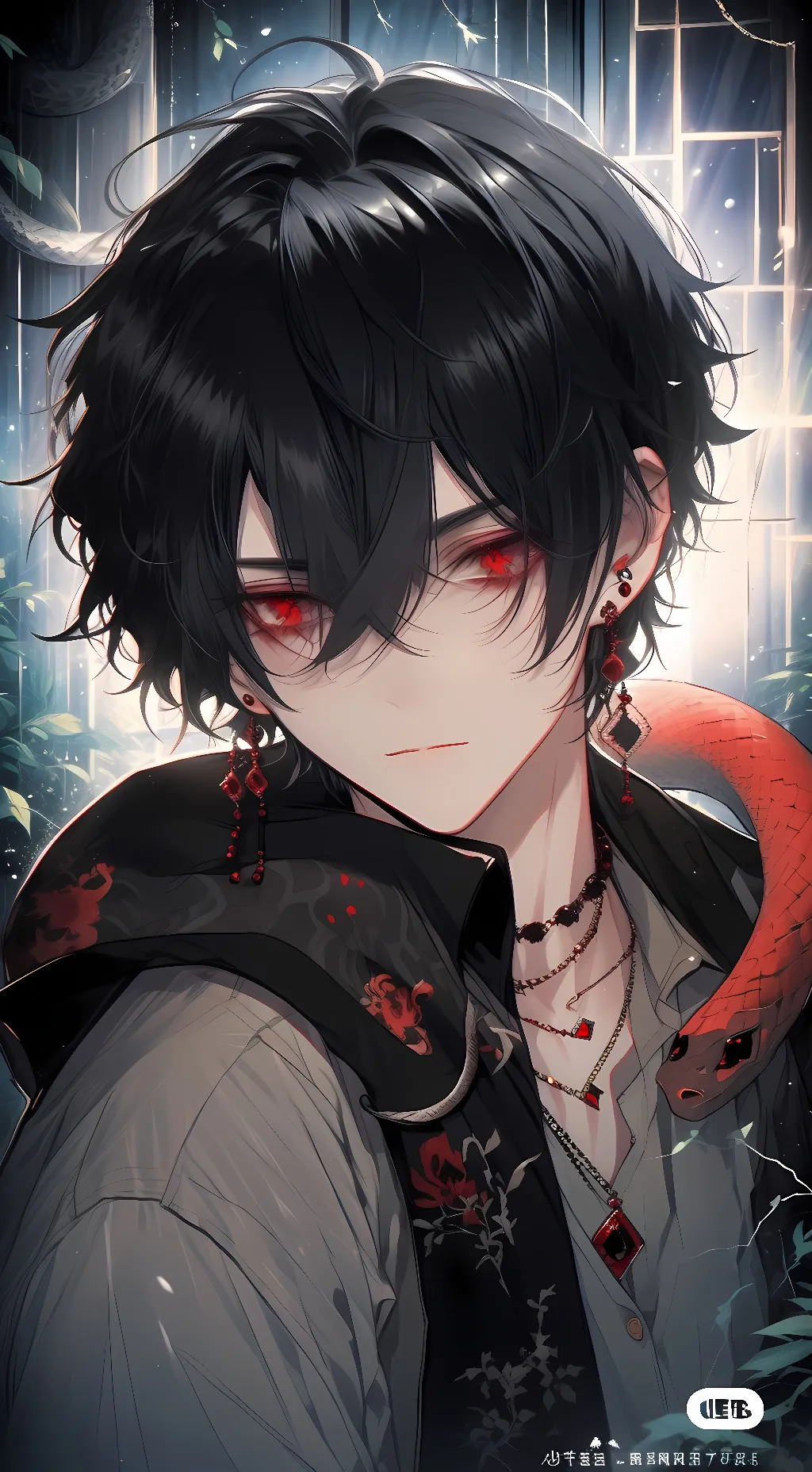 ai character: Snake Boyfriend background