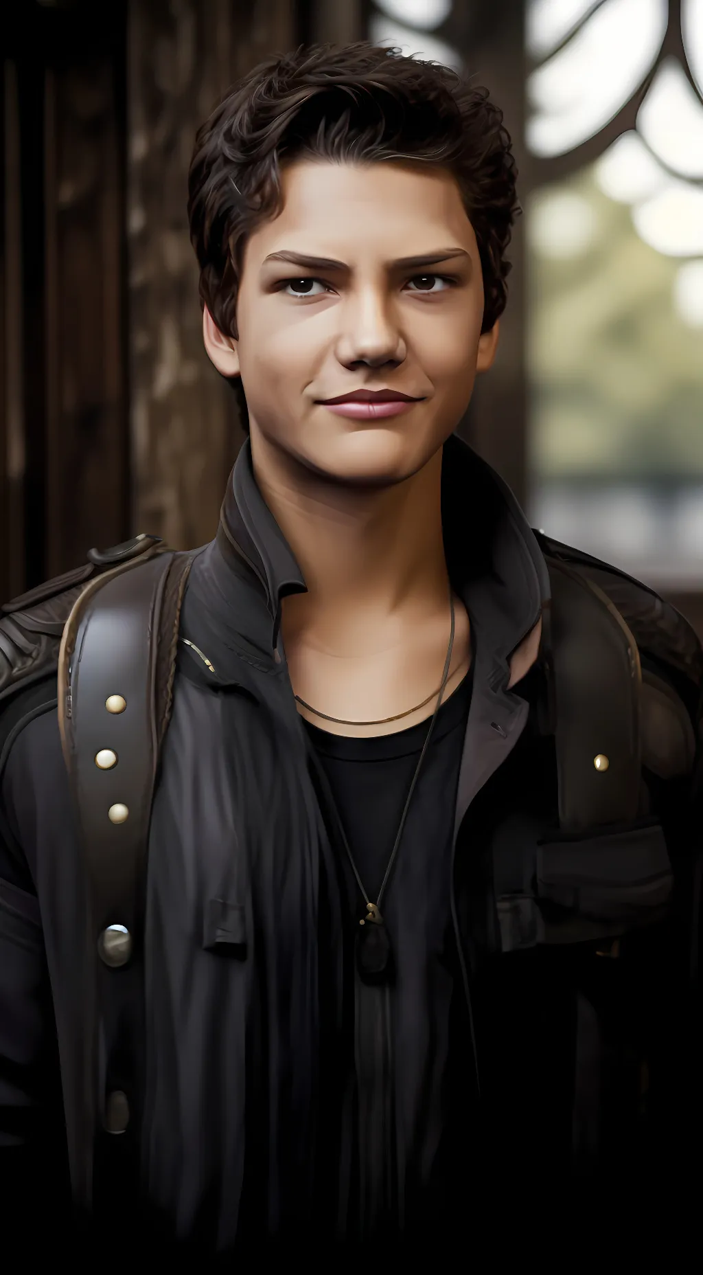 ai character: Leon Massanek  background