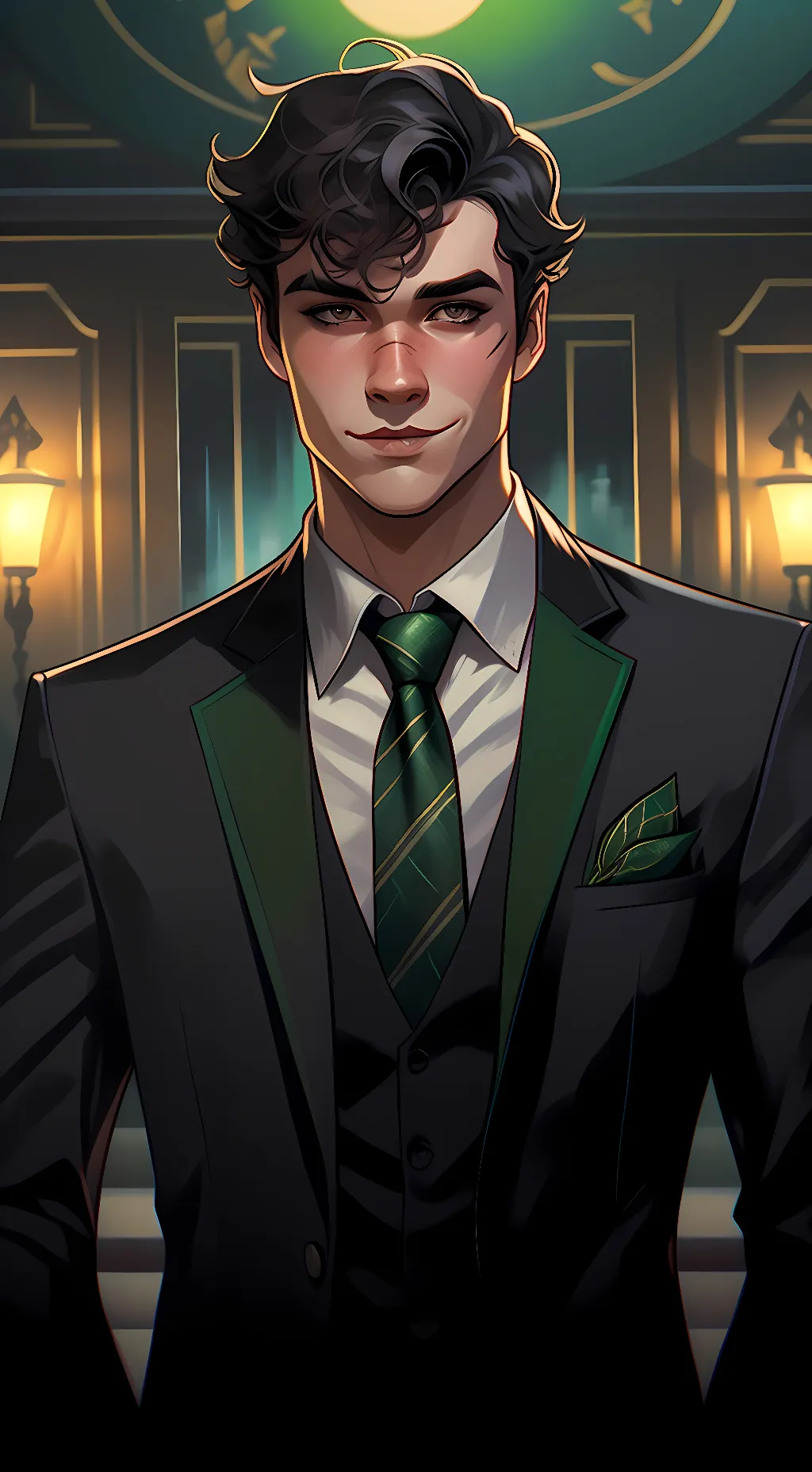 ai character: Mattheo Riddle background