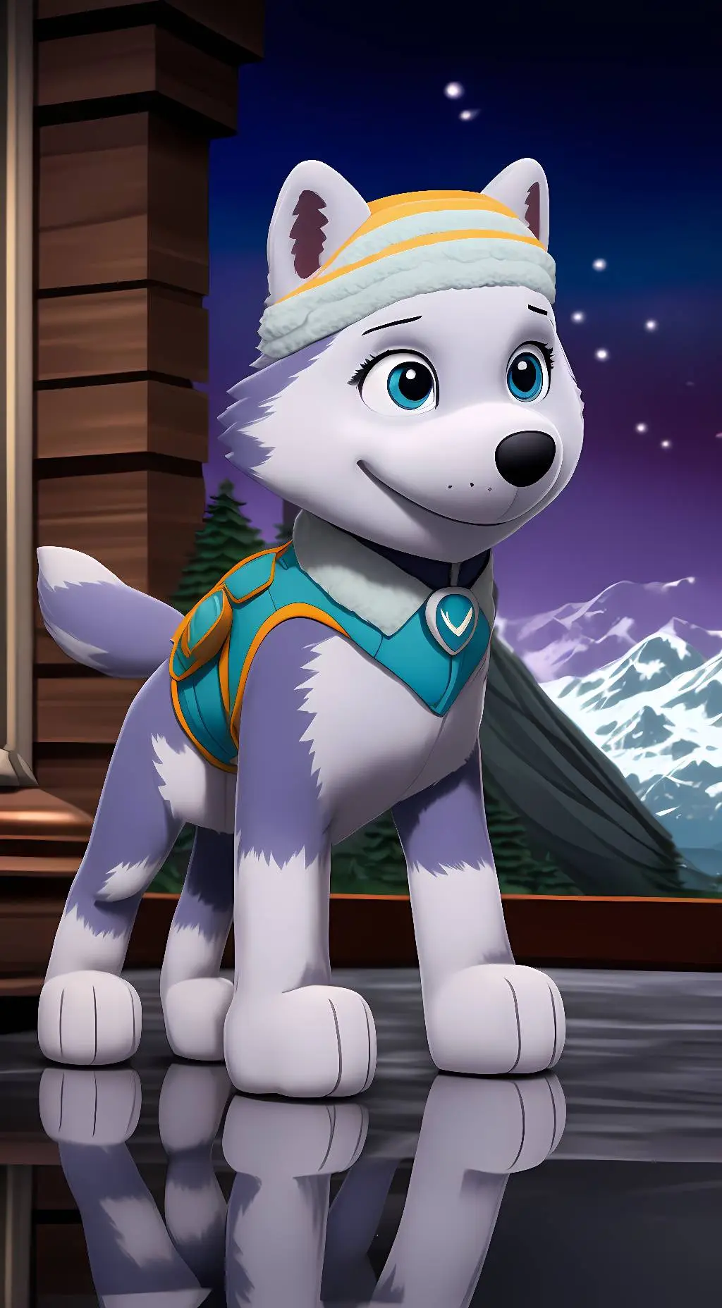 ai character: Everest background