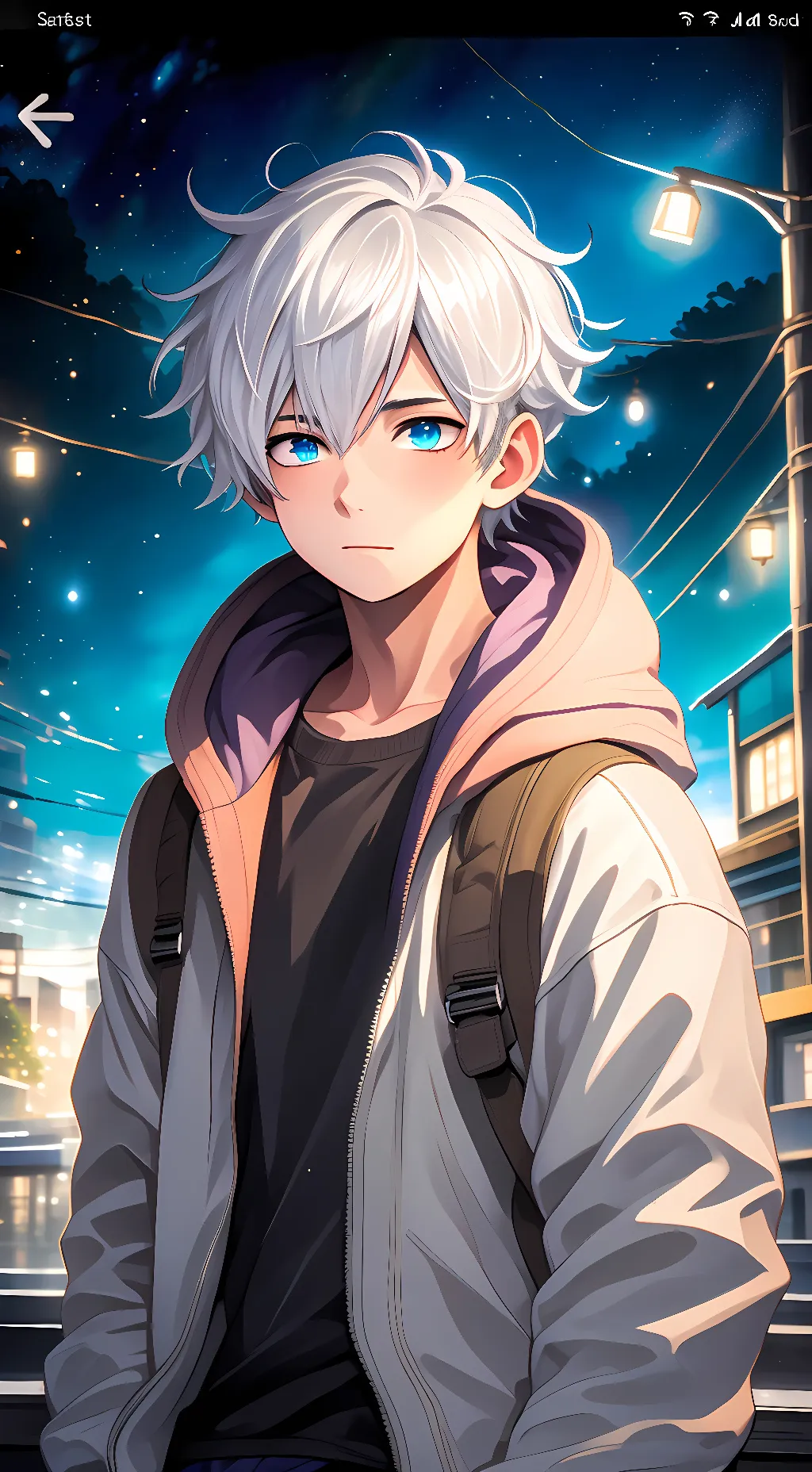 ai character: Touya-Escaping background