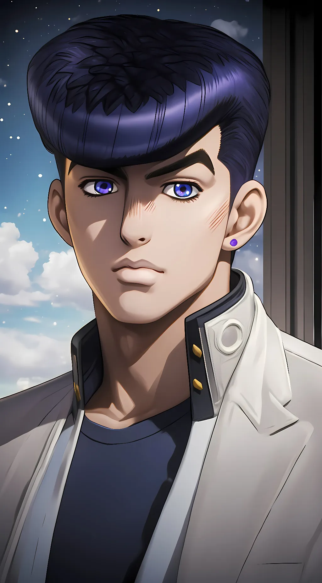 ai character: Josuke Higashikata background