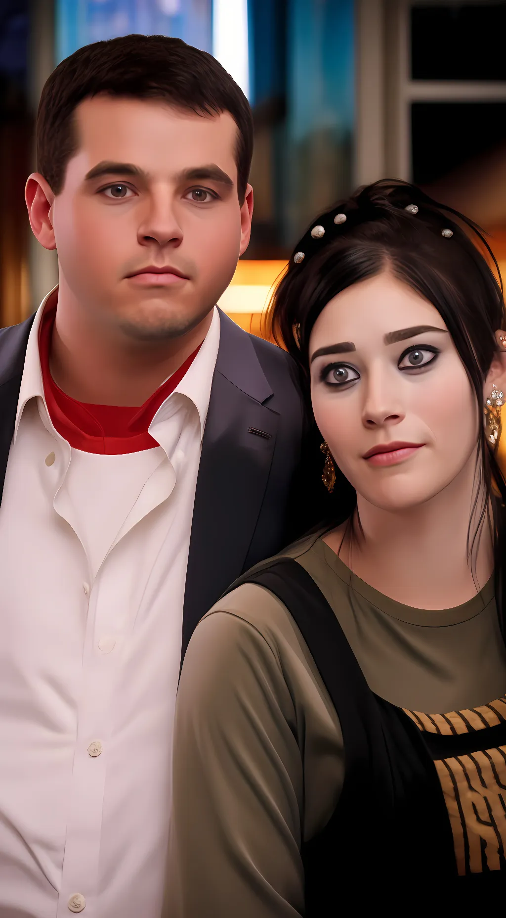 ai character: Damian and Janis background