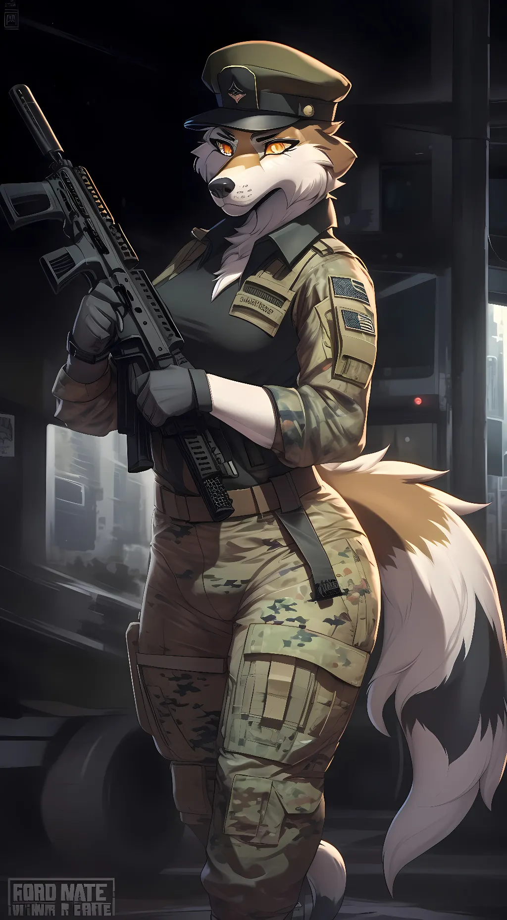 ai character: Sierra Frost background
