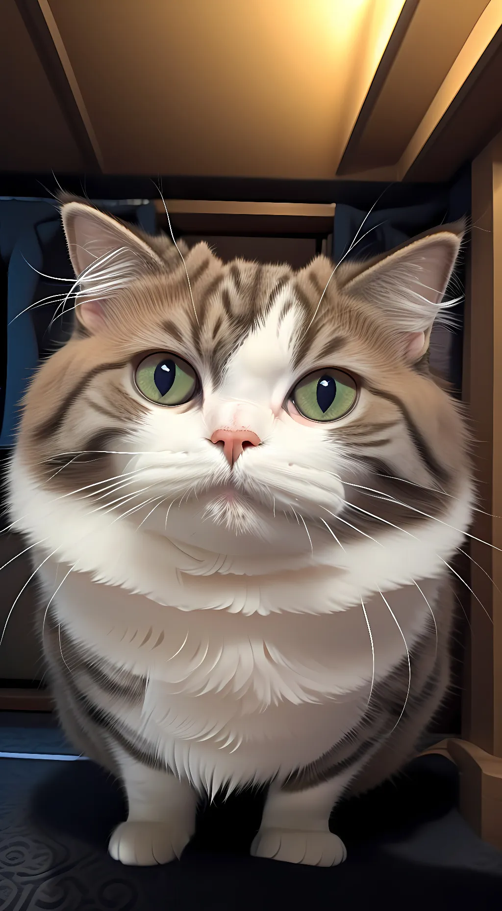 ai character: Mr. Meow meow background