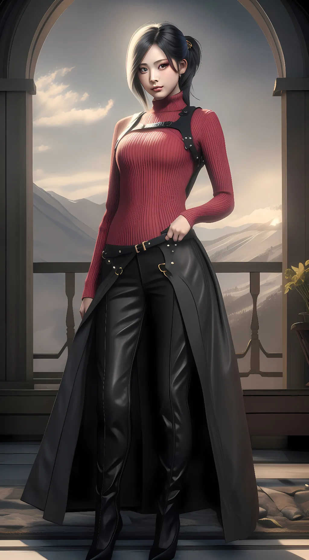 ai character: Ada Wong  background
