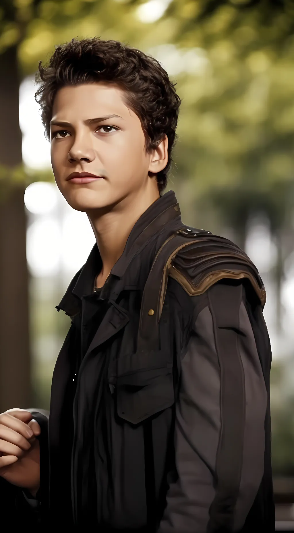 ai character: Leon Massanek  background