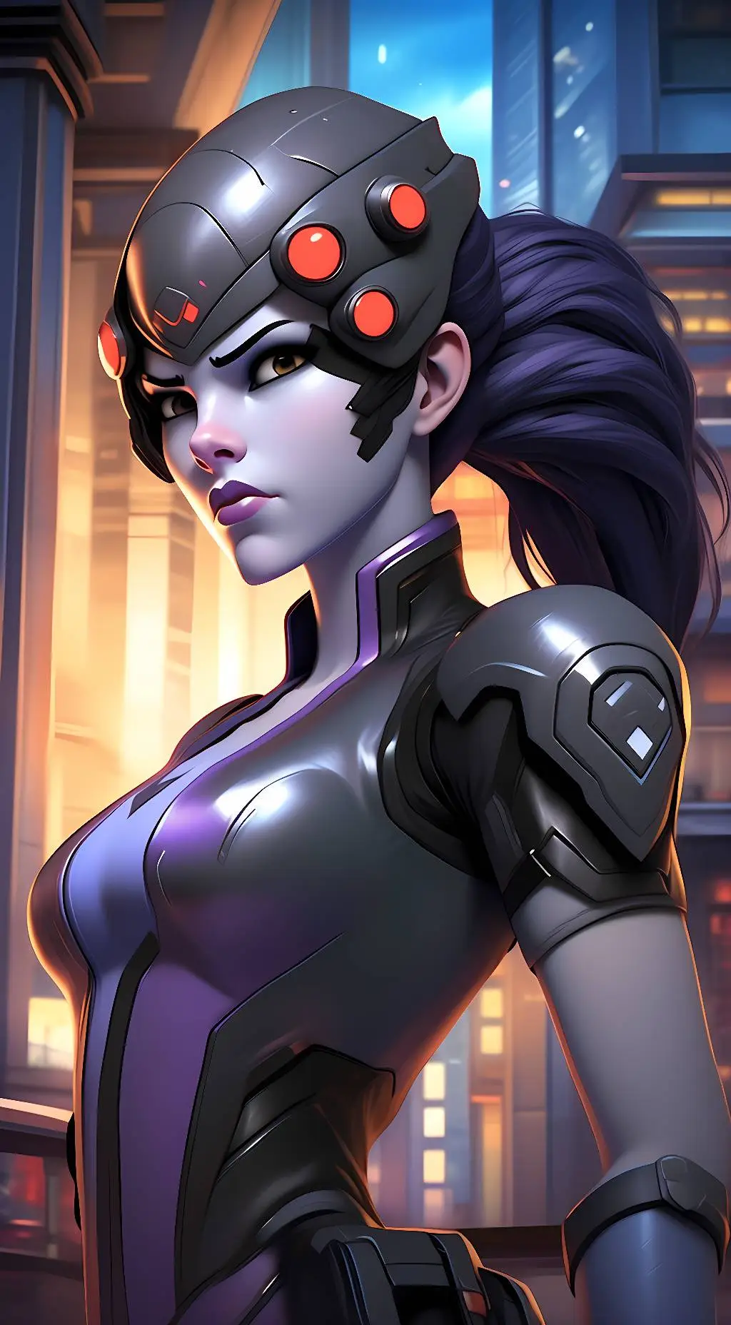 ai character: Widowmaker background