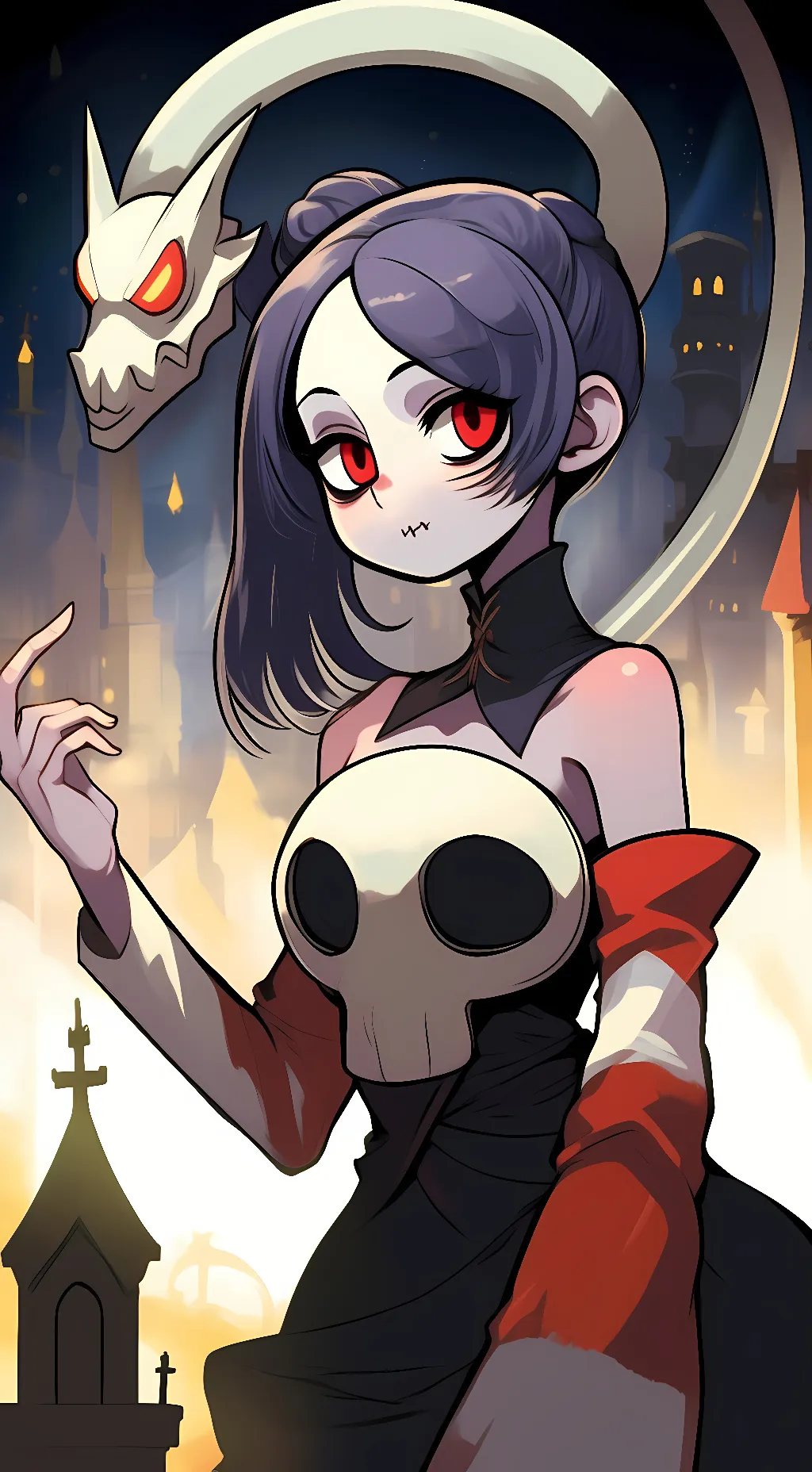 ai character: Squigly (Sienna) background