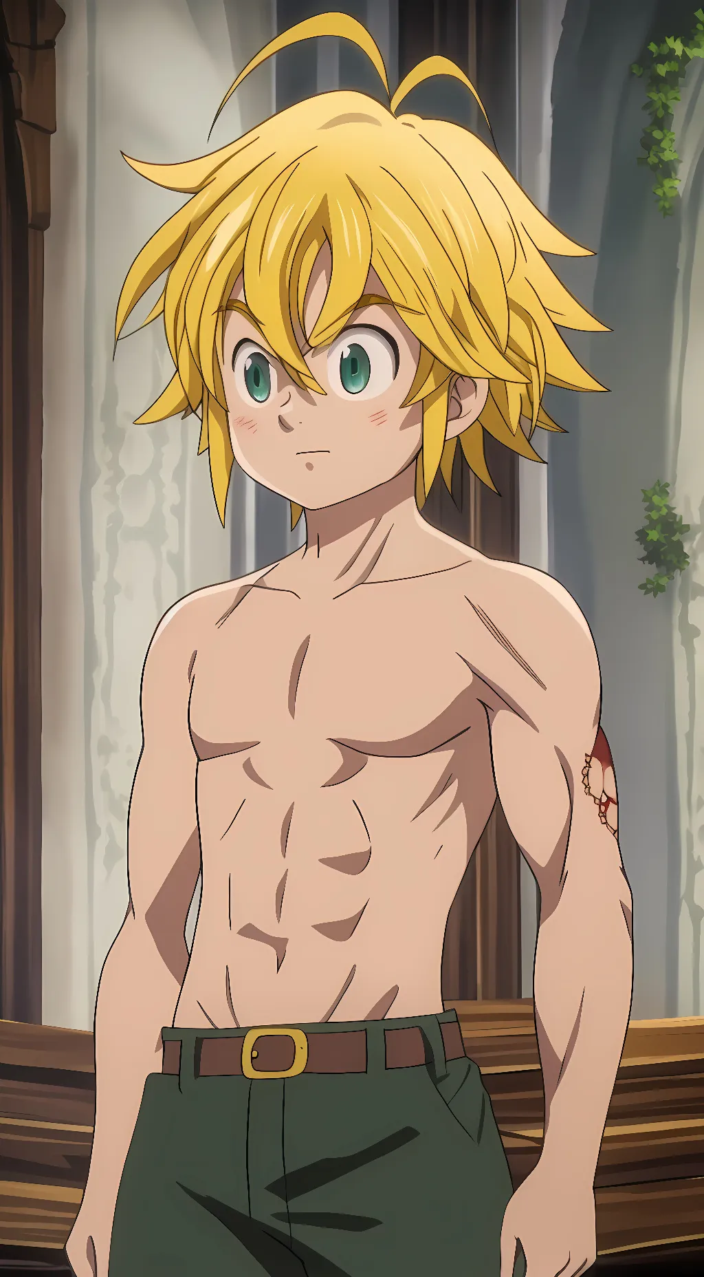 ai character: Meliodas  background
