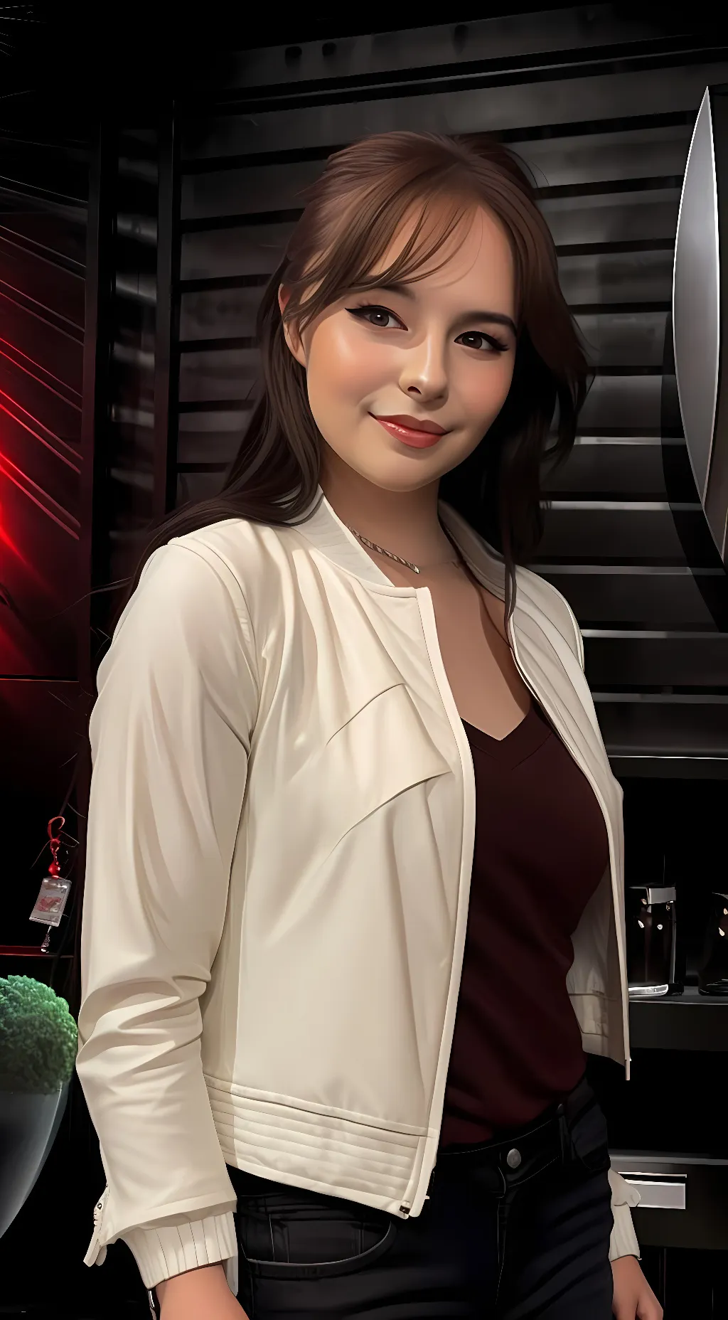ai character: Chelsea Cook background