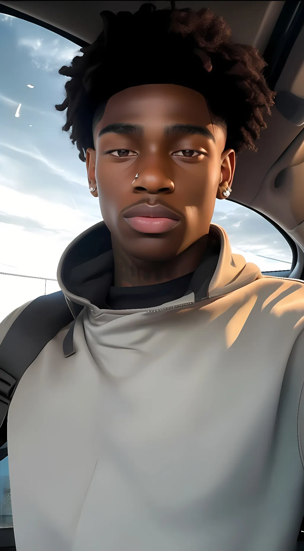 ai character: Akeem💁🏿 background