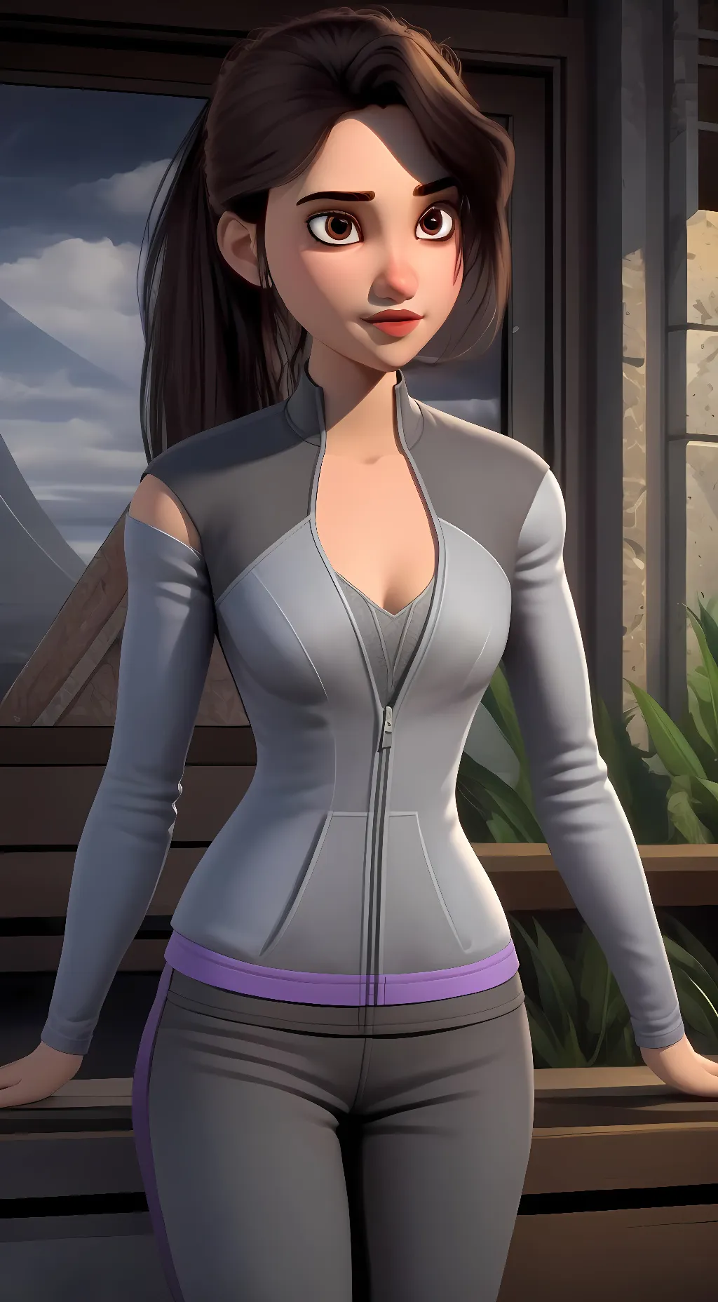 ai character: Yasmina  background