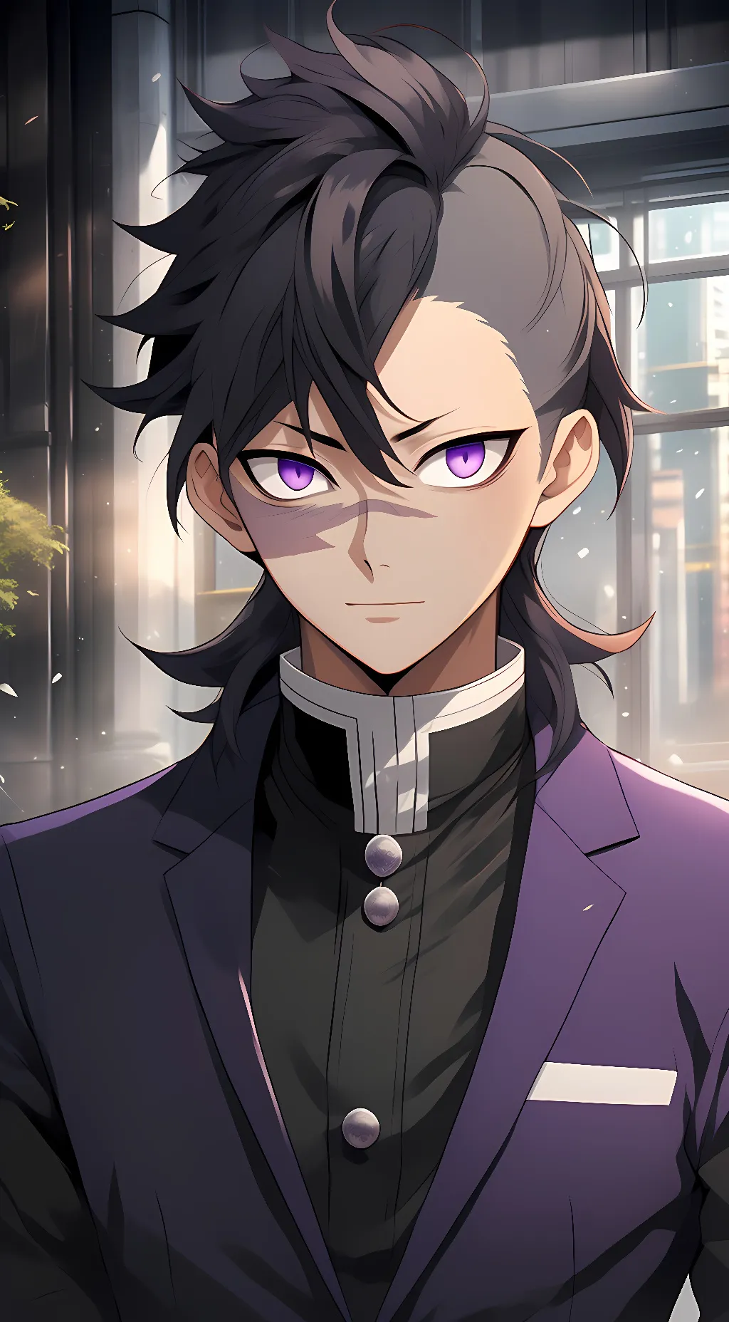 ai character: Genya Shinazugawa background