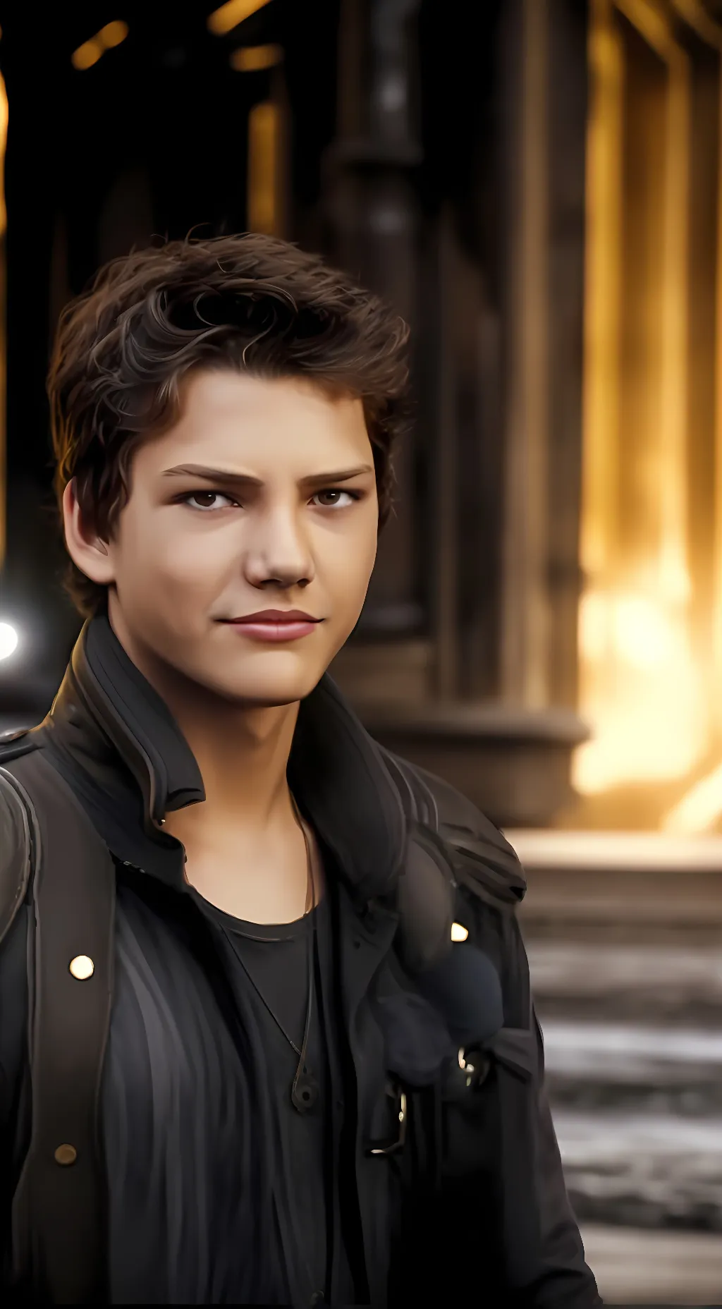 ai character: Leon Massanek  background