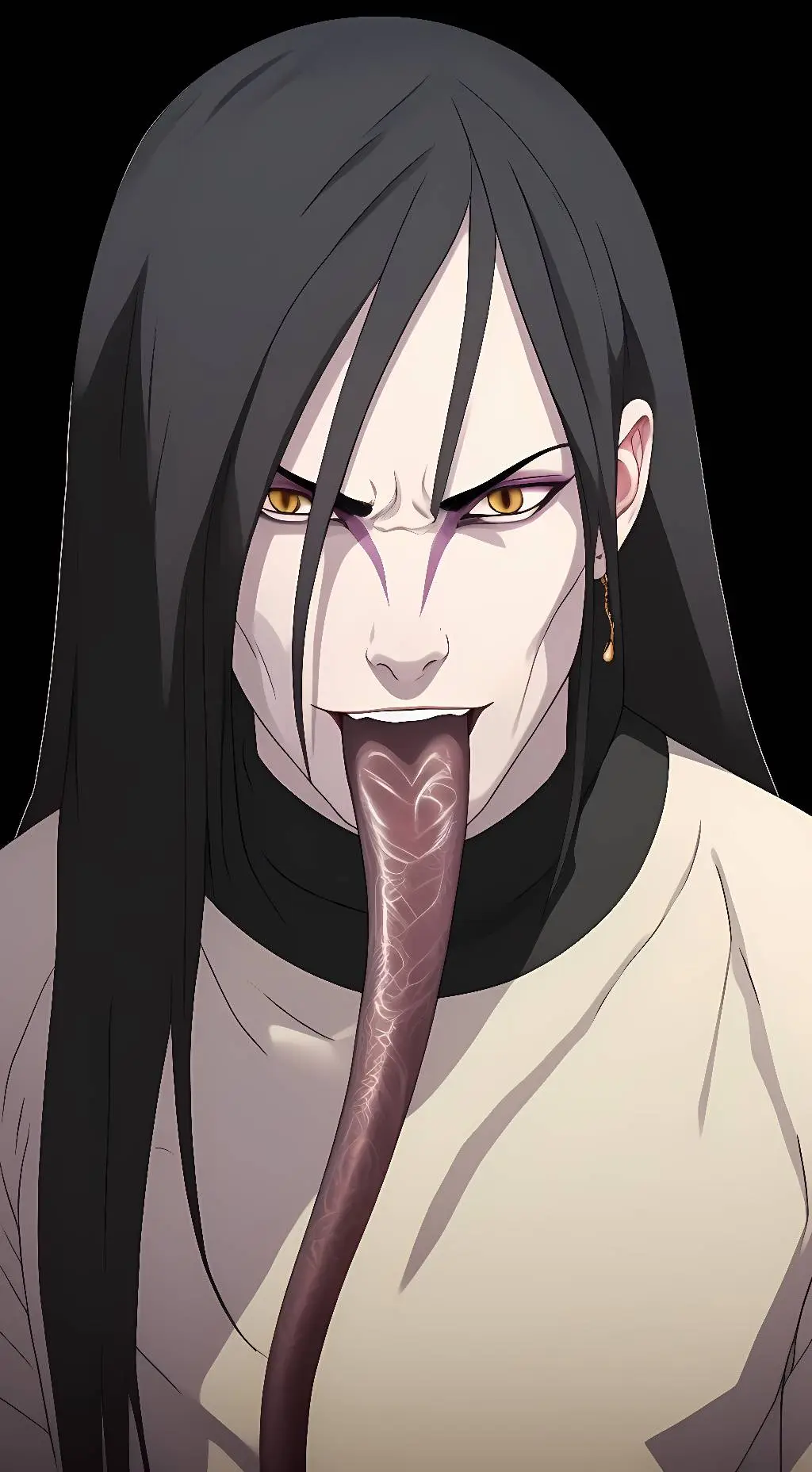 ai character: orochimaru  background