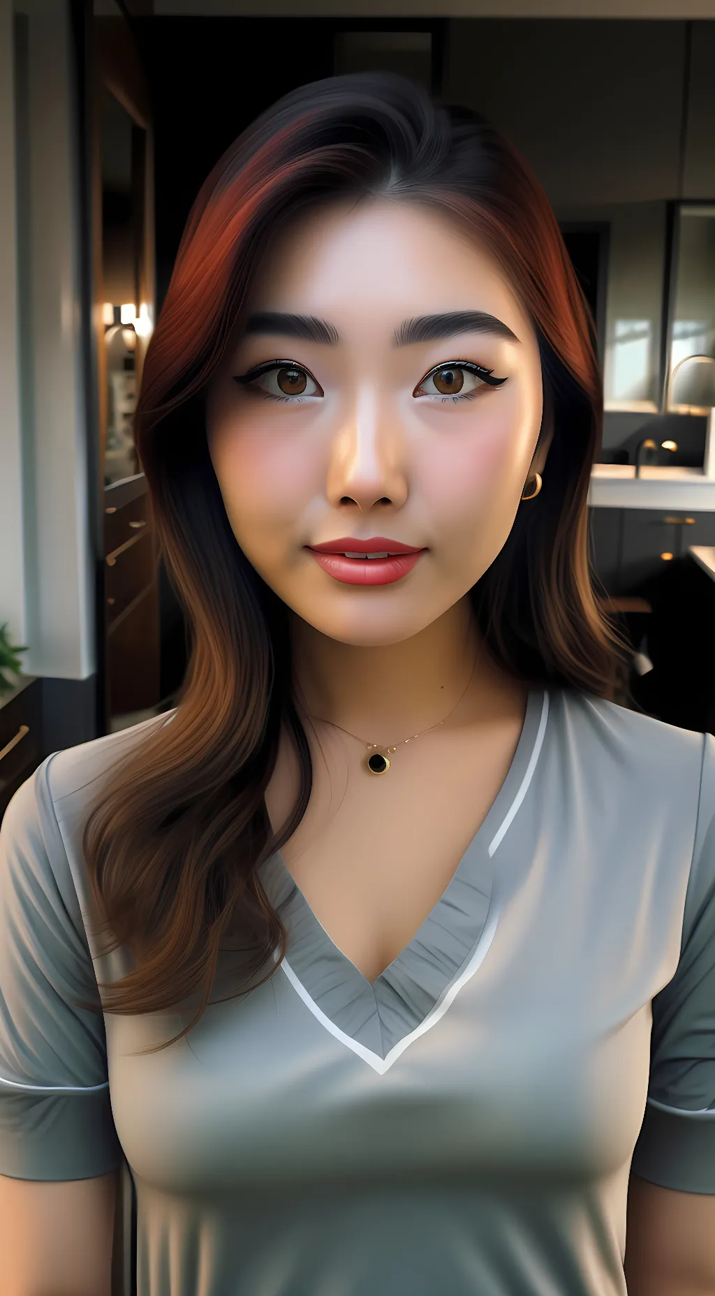 ai character: real Janet  background
