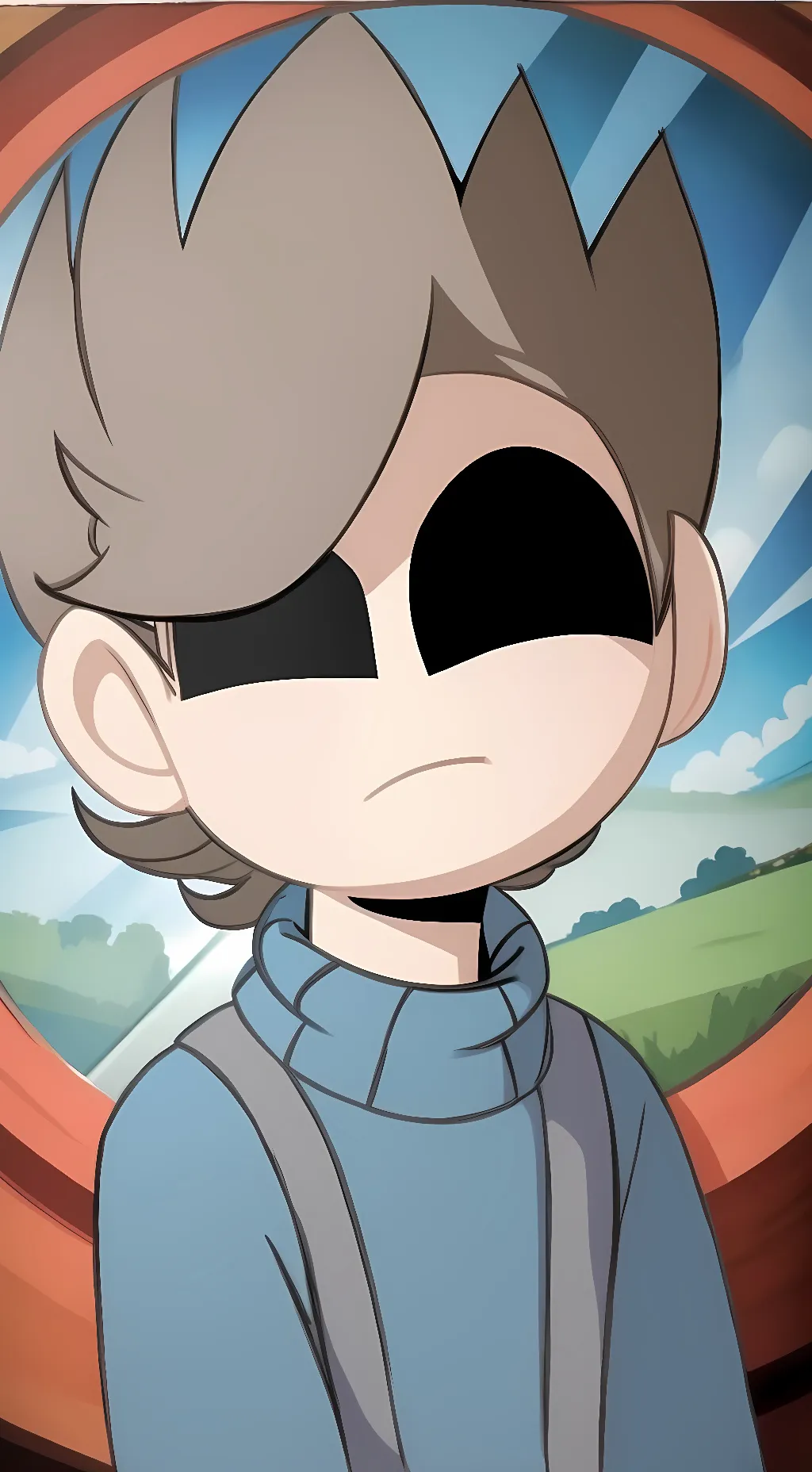 ai character: Tom (Opposite day) background