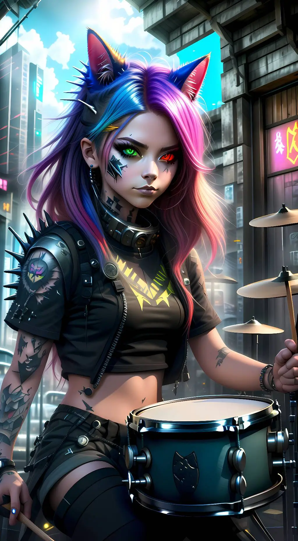 ai character: Velvet background