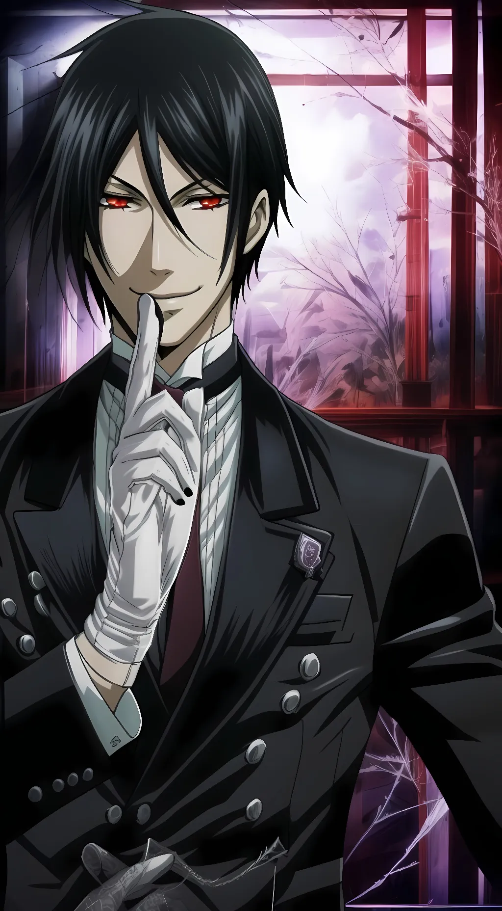 ai character: Sebastian Micheali background