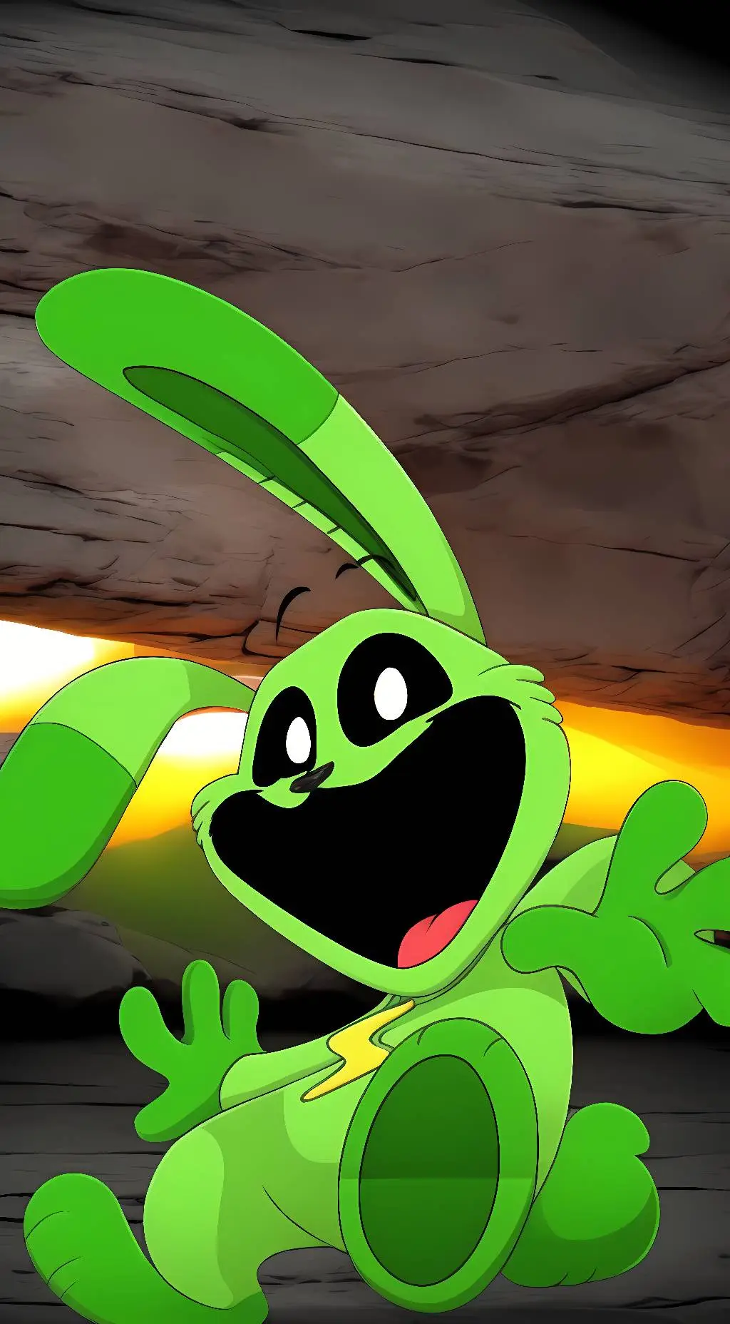 ai character: Hoppy Hopscotch background