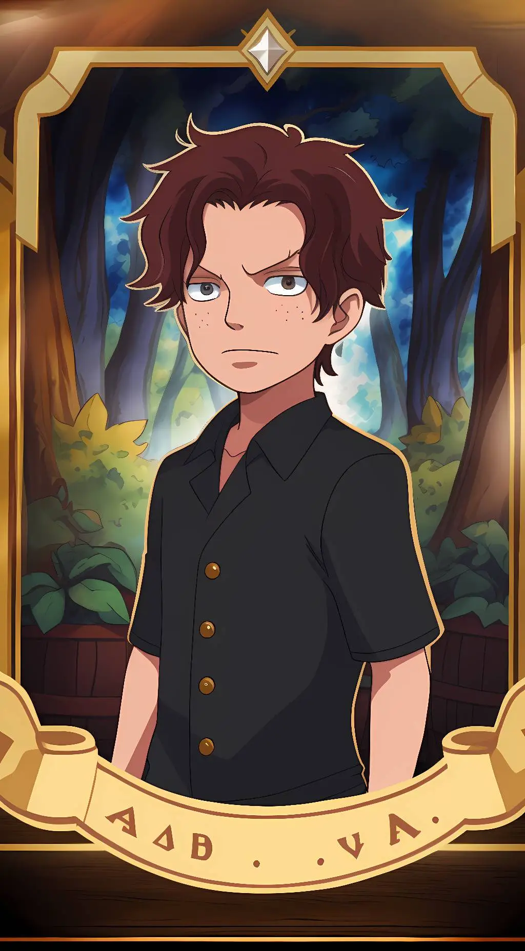 ai character: Ace (kid) background
