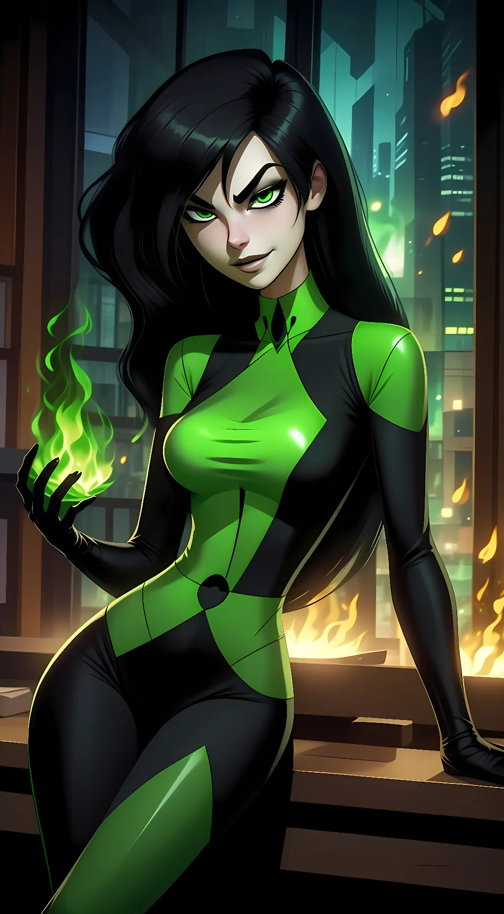ai character: Shego background