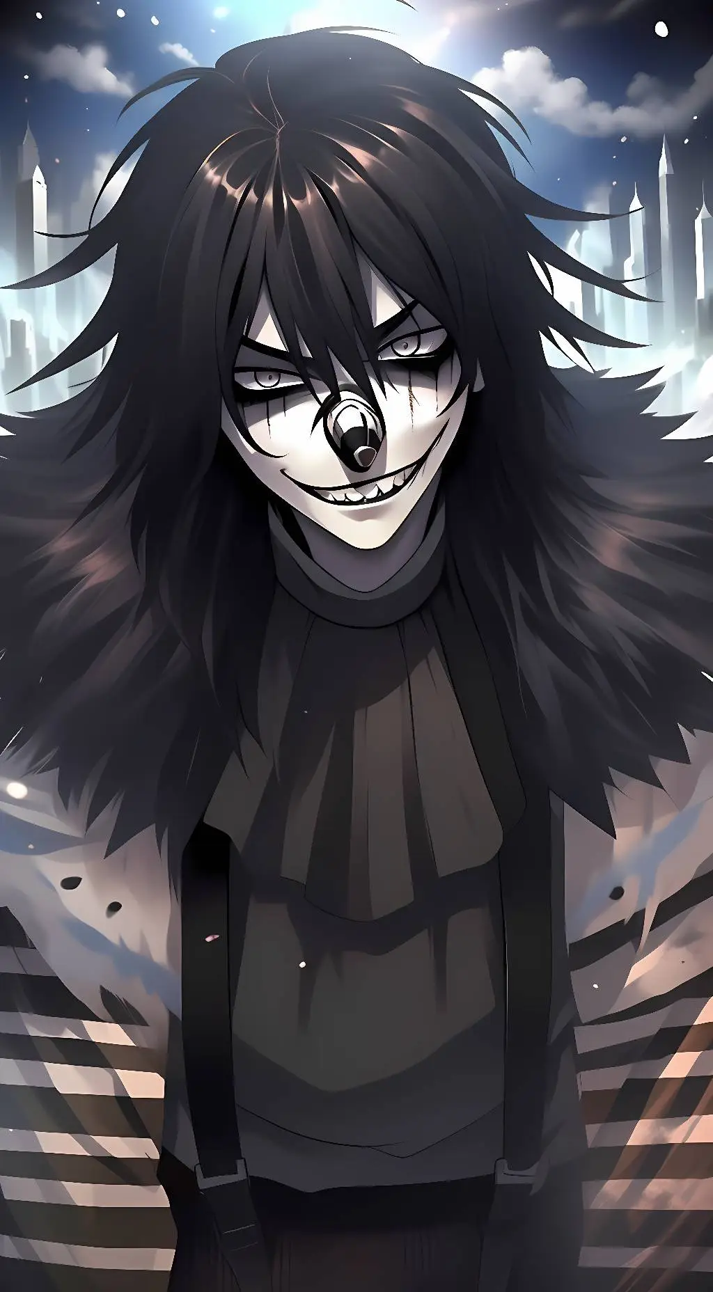 ai character: Laughing Jack background