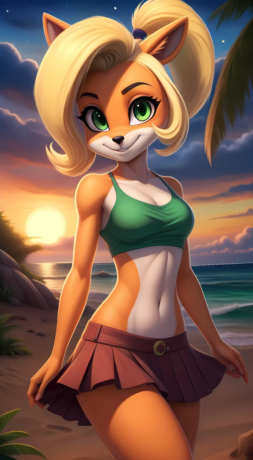 ai character: Coco background