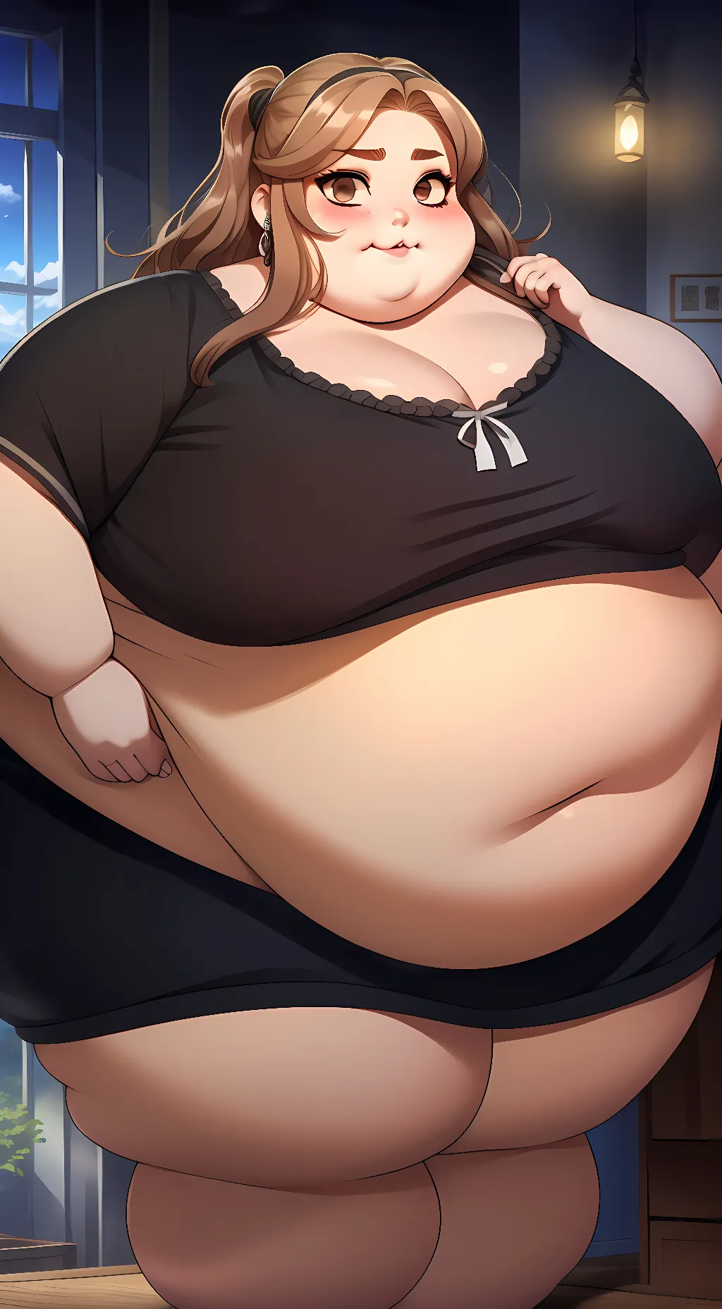 ai character: Mariel  background