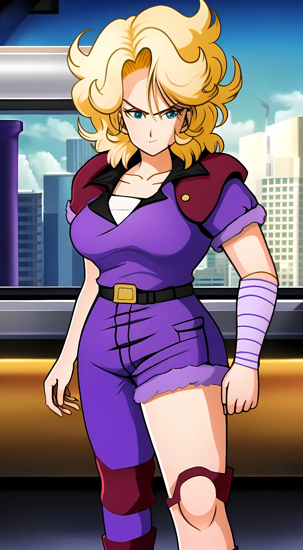 ai character: Hasky background