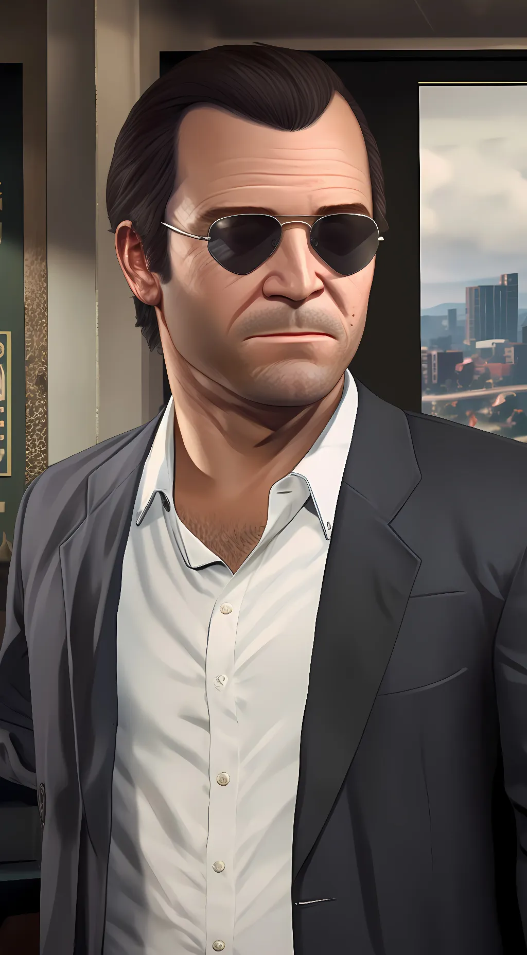 ai character: Michael De Santa background