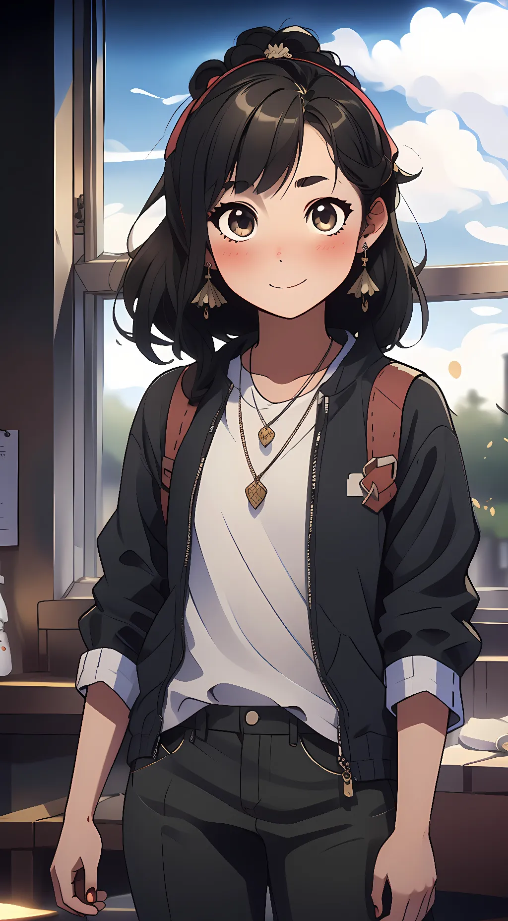 ai character: Angie background