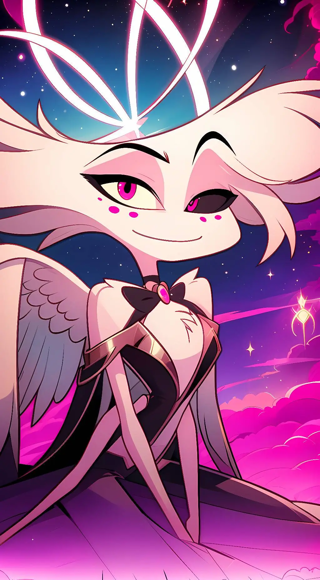 ai character: Angel Dust (Angel) background