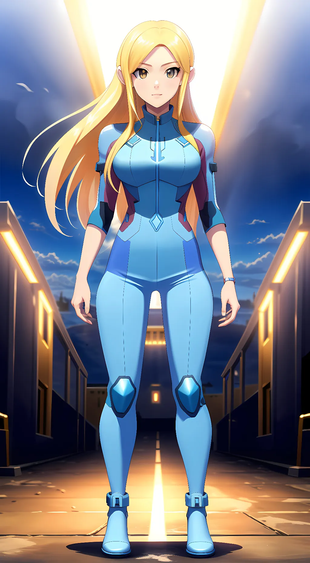ai character: ayano Samus  background