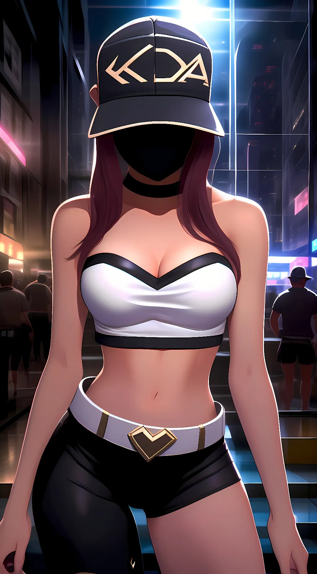 ai character: K/DA Akali background