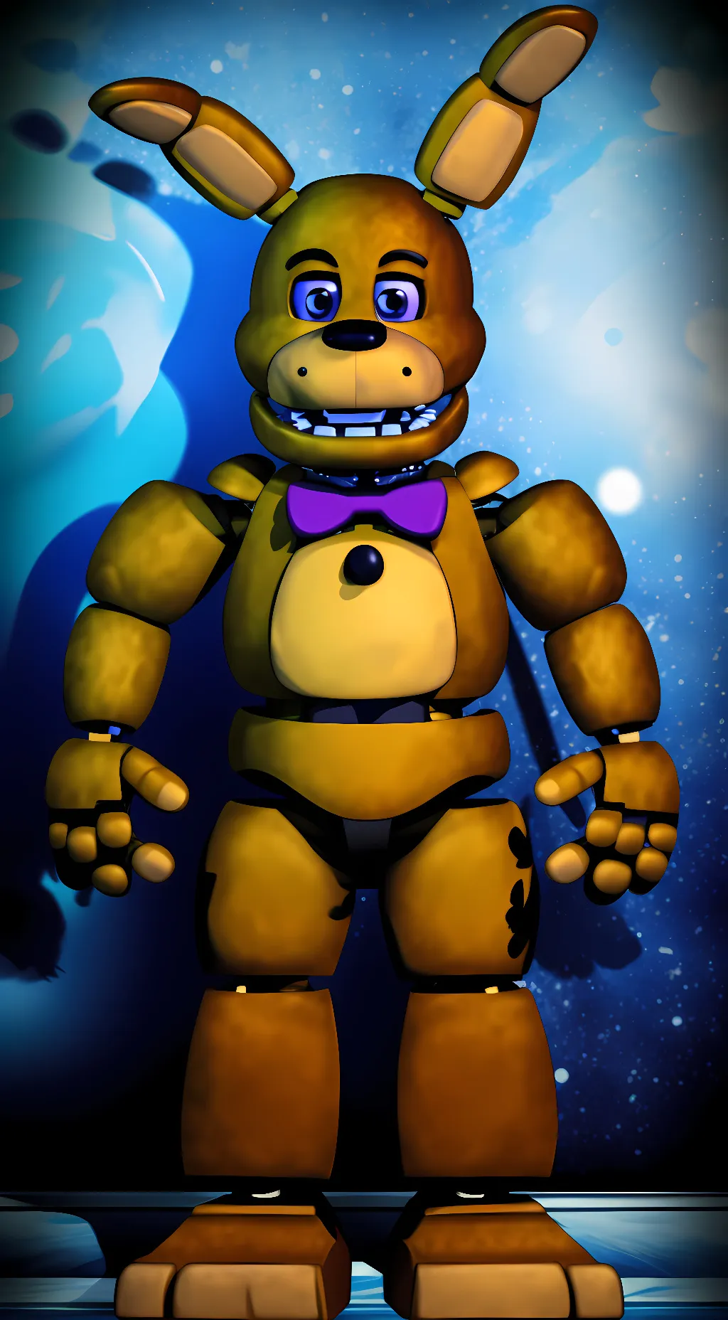 ai character: Fredbear background