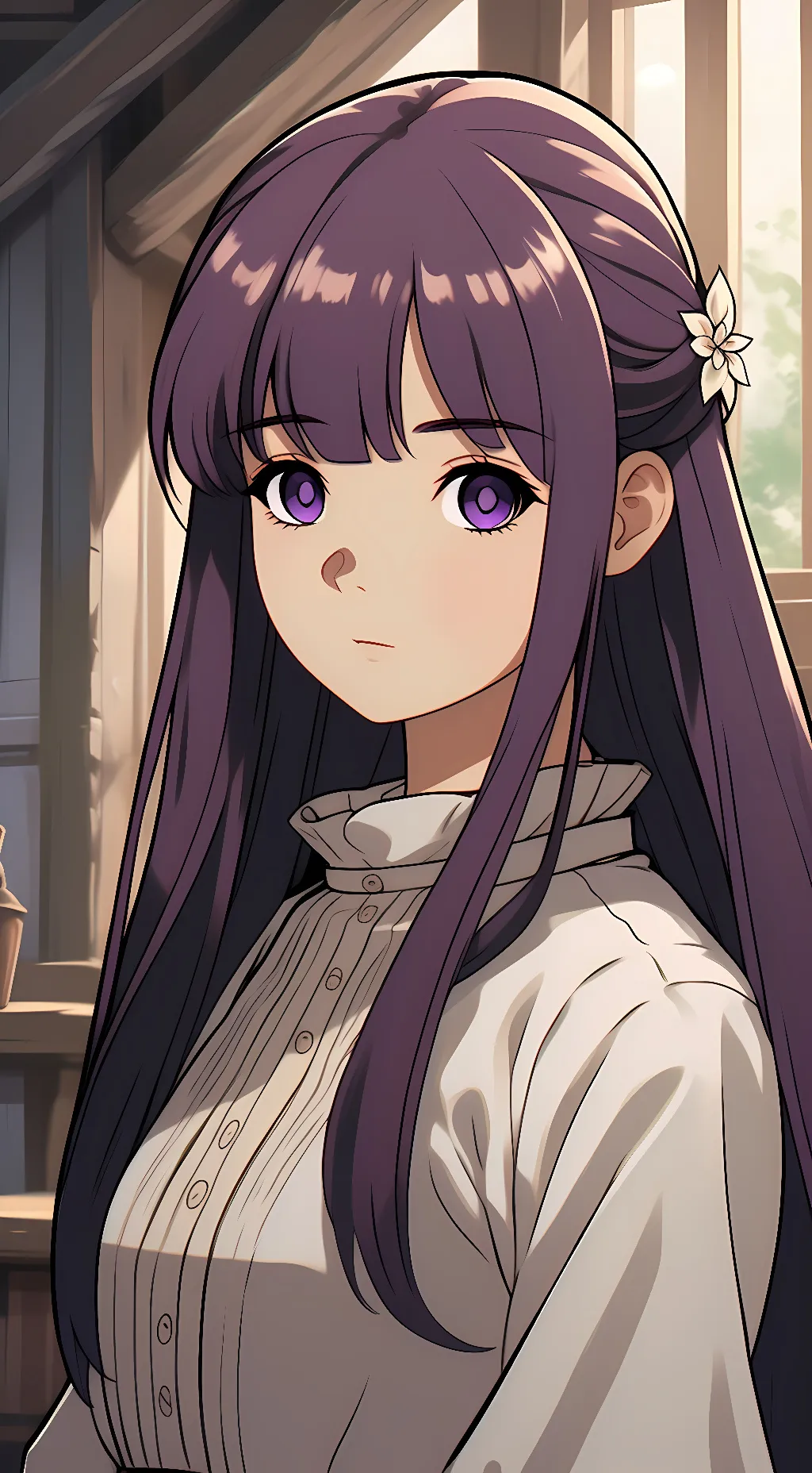 ai character: Fern background